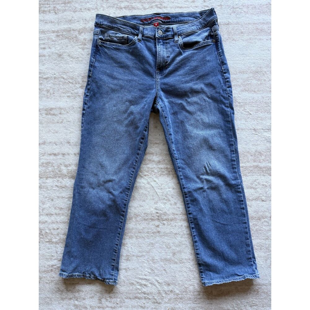 Lucky Brand Women’s Jeans Size 14/32 Medium Wash Straight Leg Denim